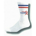 Custom Knit-in Crew Tube Socks (10-13 Large)